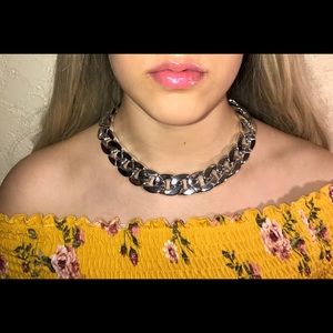 Silver choker